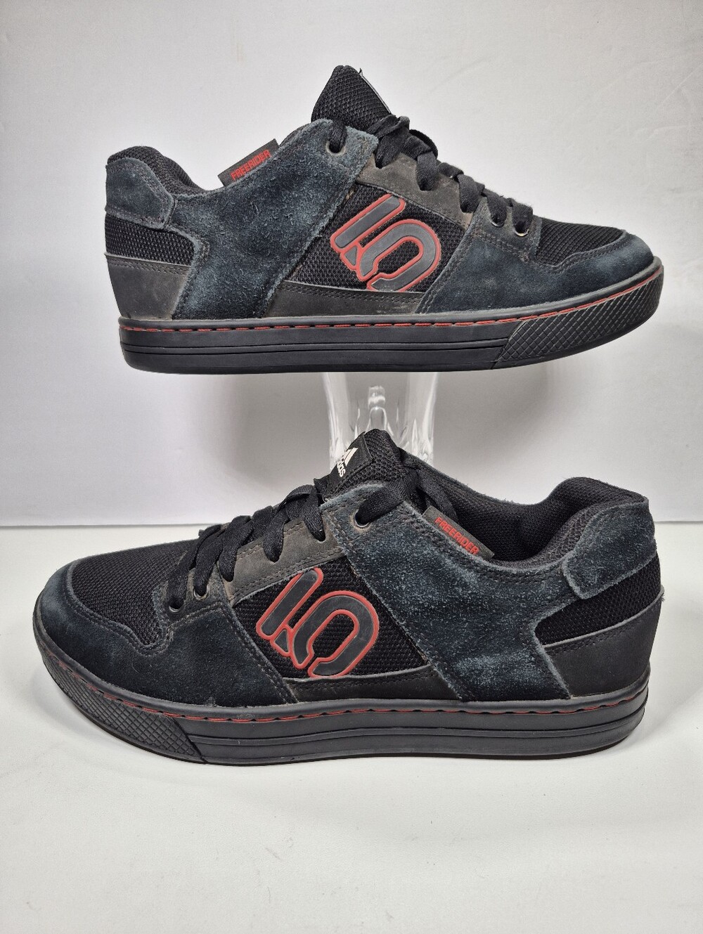 Adidas Five Ten Freerider Black Red Mens Size 10.5 Moutain Bike Sneakers FW2835 - Picture 7 of 9